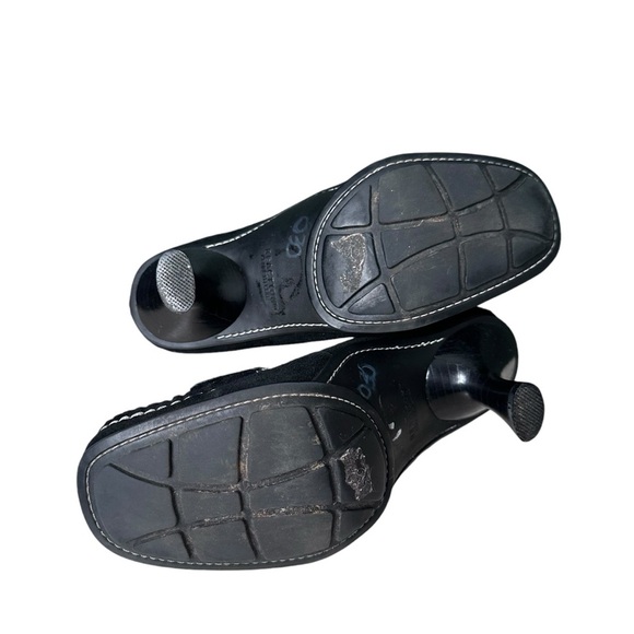 Kenneth Cole Reaction | Black Suede Y2K Oxford Pump Size 6.5 - Picture 10 of 12